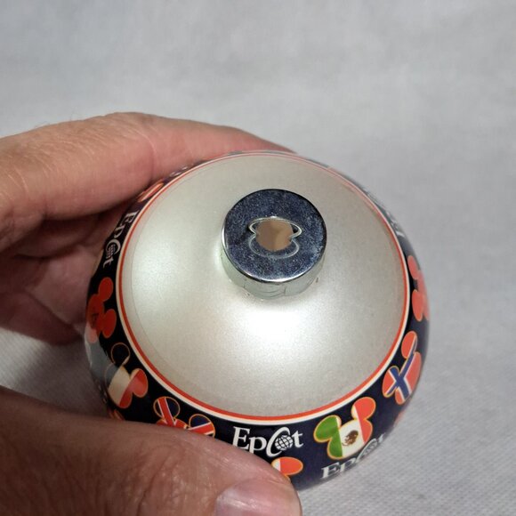 Disney Parks Epcot World Showcase Christmas Glass Ornament Mickey Countries - Picture 5 of 16